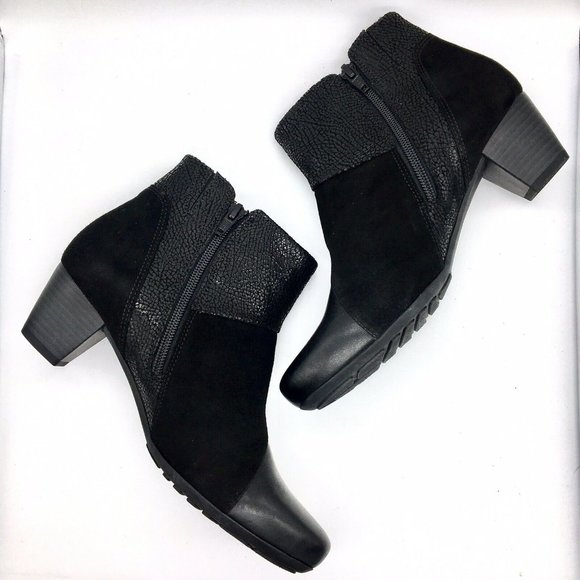 Gabor Classic Patchwork Leather Booties - US 6/UK 4 - Picture 5 of 9